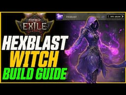 Hexblast Crit Blood Mage is CRAZY! Endgame & Leveling Guide! // Path of Exile 2 Chaos Witch