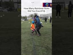 How Many Rainbow Flicks Did You Count? #football #sometimesyoulearninfootball #soccer #challenge