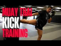 Muay Thai Kick Training - Follow Along Workout for Roundhouse Kicks