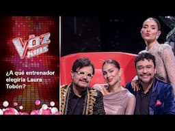 Laura Tobón pasó un incómodo momento con los Entrenadores de La Voz Kids al tener que elegir a uno