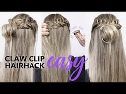 Claw Clip Hair Hack #shorts