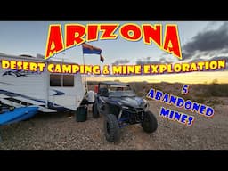 Arizona Desert Camping & Abandoned Mine Exploration Talon UTV Off Road #sxs #utv #honda #arizona