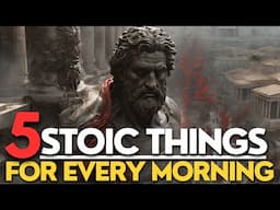 5 Stoic Things You Must DO EVERY MORNING (MUST WATCH)