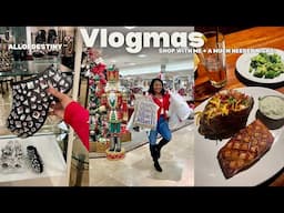 VLOGMAS EP 10: Last-Minute Shopping, Holiday Hustle| Out of My Comfort Zone + Christmas Party