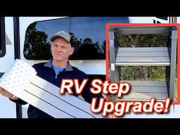 Quick Upgrade To Our RV Steps!  OceanBroad Foam Decking - Review