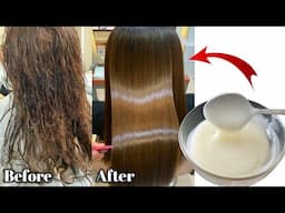 Japanese secret! Straight Damaged Frizzy Hair Keratin, Smooth, Shiny, silky hair in just 1 wash!