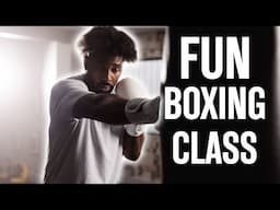 4 ROUND FUN BOXING WORKOUT| At Home