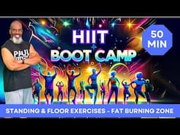 50 Min Boot Camp HIIT Challenge Fat Burning Zone