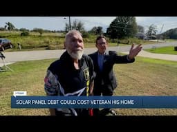 Florida disabled veteran faces loss of home over solar panel debt