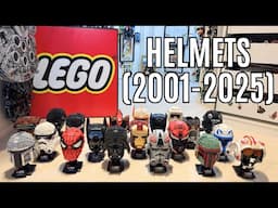 EVERY LEGO Helmet Set EVER (2001-2025)