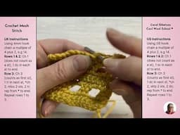 How to Crochet Mesh Stitch