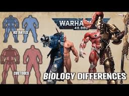 Custodes Biology and Anatomy - Differences compared to Space marine