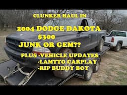 Another Clunker Haul In! Buying Clunkers for Cheap. 2004 Dodge Dakota $300. Junk or Gem? #LAMTTO