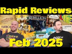 91 Game Reviews | 28 New Games| Rapid Reviews Feb 2025