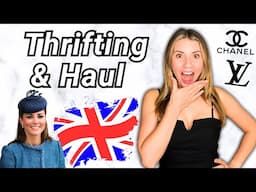 DESIGNER Thrift Shopping in England | Second Hand | MOST EXPENSIVE AREA