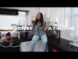 make a delicious cup of iced coffee at home with me - Keurig K Brew + Chill Review