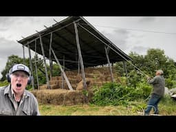 Crazy Alaska Wind Storm Almost Blows Down Barn || Otto Kilcher