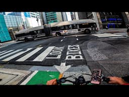 Racing Through Chicago: Food Delivery on an Electric Bike!