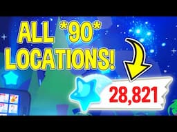 EVERY SINGLE Shooting Star Location In The ENTIRE Adopt Me Lunar Update! ALL *90* LOCATIONS GUIDE