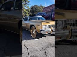 73 Chevy Donk on Gold 26’s Forgiato Wire Wheels