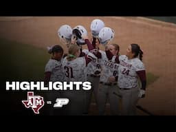 Highlights: Texas A&M 11, Purdue 0