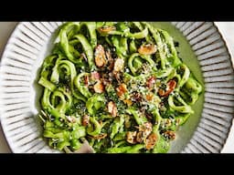 Whole-Wheat Tagliatelle with Creamy White-Bean and Kale Sauce | Vegetarian Recipes | Everyday Food