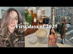 First days of the New Year | Going "Bronde", Coffee dates, Non-Toxic Products | VLOG