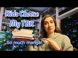 My Kids Choose My TBR! | Reading Vlog