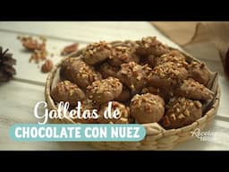 Galletas de chocolate con nuez