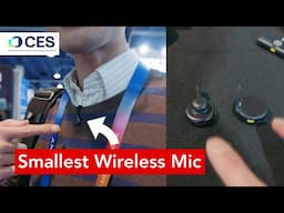 Smallest Wireless Microphone in CES 2025: the Hollyland LARK M2S