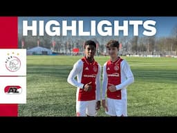 Son of Heitinga scoring a brace! ✌️ | Highlights Ajax O14 - AZ O14