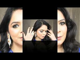 BROWN SMOKEY EYE LOOK || LEHENGA LOOK  || GRWM