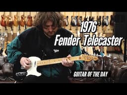 1976 Fender Telecaster Black Maple Neck | Guitar of the Day