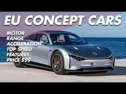 Top 3 European Concept Cars 2023-2024 · Performance Review