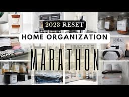 HOME ORGANIZATION MARATHON | HOME RESET 2023 | NEW YEAR ORGANIZATION IDEAS 2023