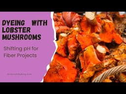 How to Dye with Lobster Mushrooms: Shifting pH for Fiber Projects