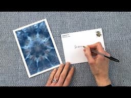 How to Make Dyed Fabric Greeting Cards