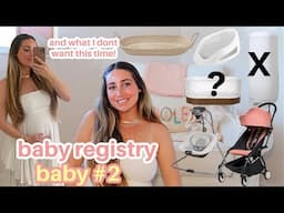 Top baby registry essentials! What I regret buying | non toxic baby products | baby #2 must haves!