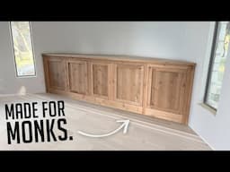 Building An Altar For A Catholic Monastery // Custom Built-In Cabinetry