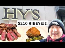 Is Toronto's BEST Steakhouse Worth The Hype? HY'S $210 RIBEYE Review!