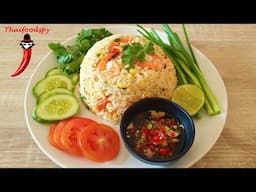 Thai Fried Rice Shrimps - Khao Pad Goong Recipe