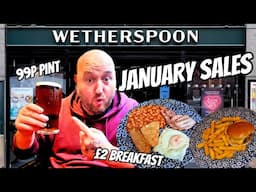 WETHERSPOONS JANUARY SALES - Featuring a £2 Breakfast and a 99p Pint !!! - HOW CAN THEY DO THIS ???