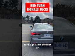 Red Turn Signals Suck! #canada #usa #cars