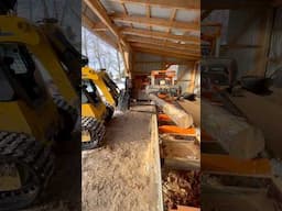 #skidsteer #sawmill #norwood #wood #sawmillwood #construction #satisfying #oddlysatisfying #smooth