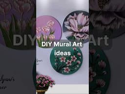 Easy Mural Art ideas #shorts #diy #craft #ideas #homedecor  #bestoutofwaste #youtubeshorts