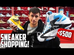 I found the BIGGEST SNEAKERS EVER! Sneaker Shopping in San Diego!