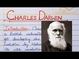 Ep-15: brief essay on "Charles Darwin" | Short essay series | CHARLES DARWIN | SHORT ESSAY