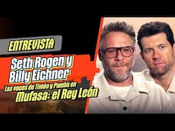 🎙️ ENTREVISTA a Seth Rogen y Billy Eichner | Mufasa: el Rey León | Por Malditos Nerds @Infobae