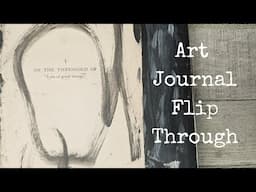 Art Journal Flip Through - One Year of Creativity