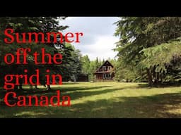 Scenes from the off grid Canadian house